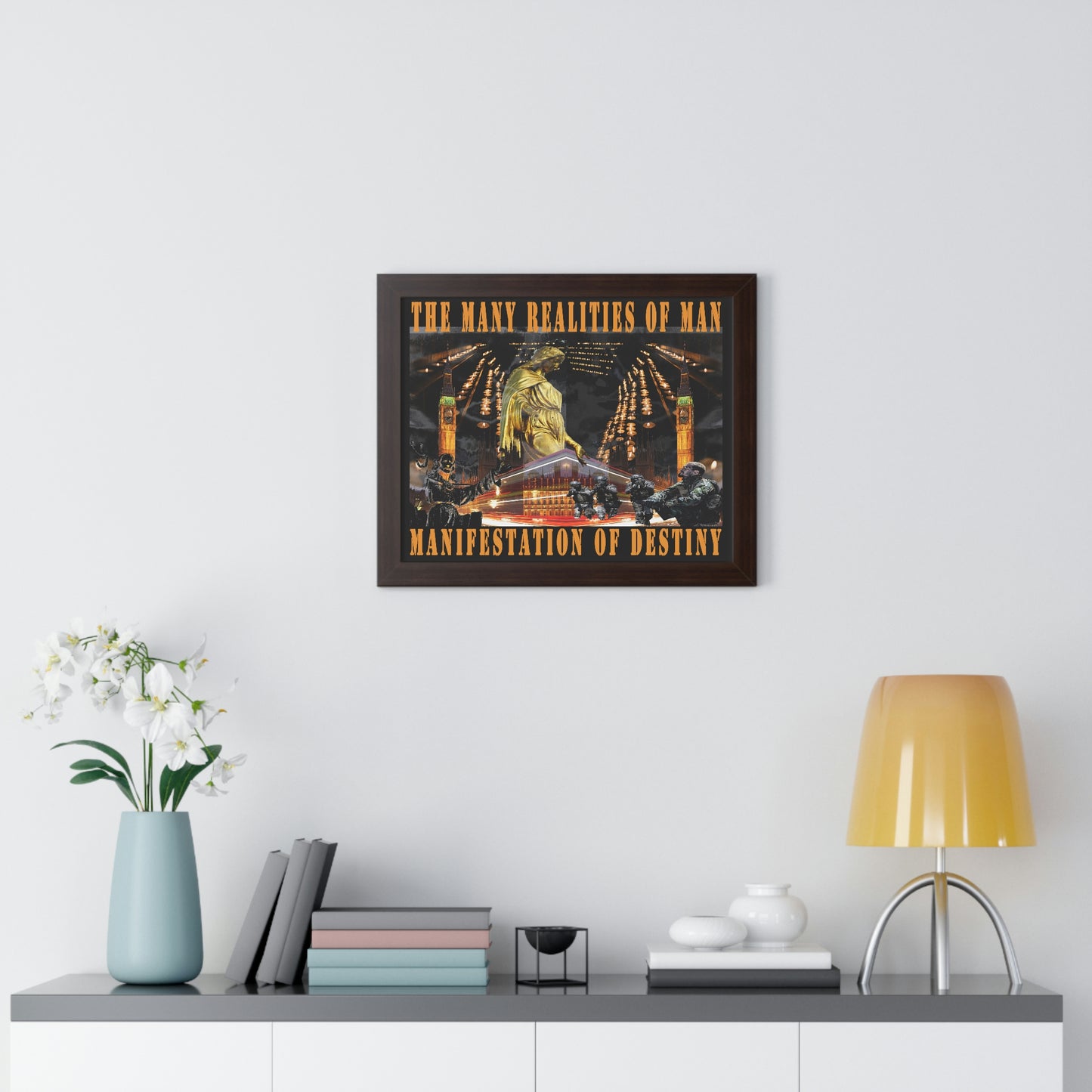 Manifestation of Destiny Framed Horizontal Poster