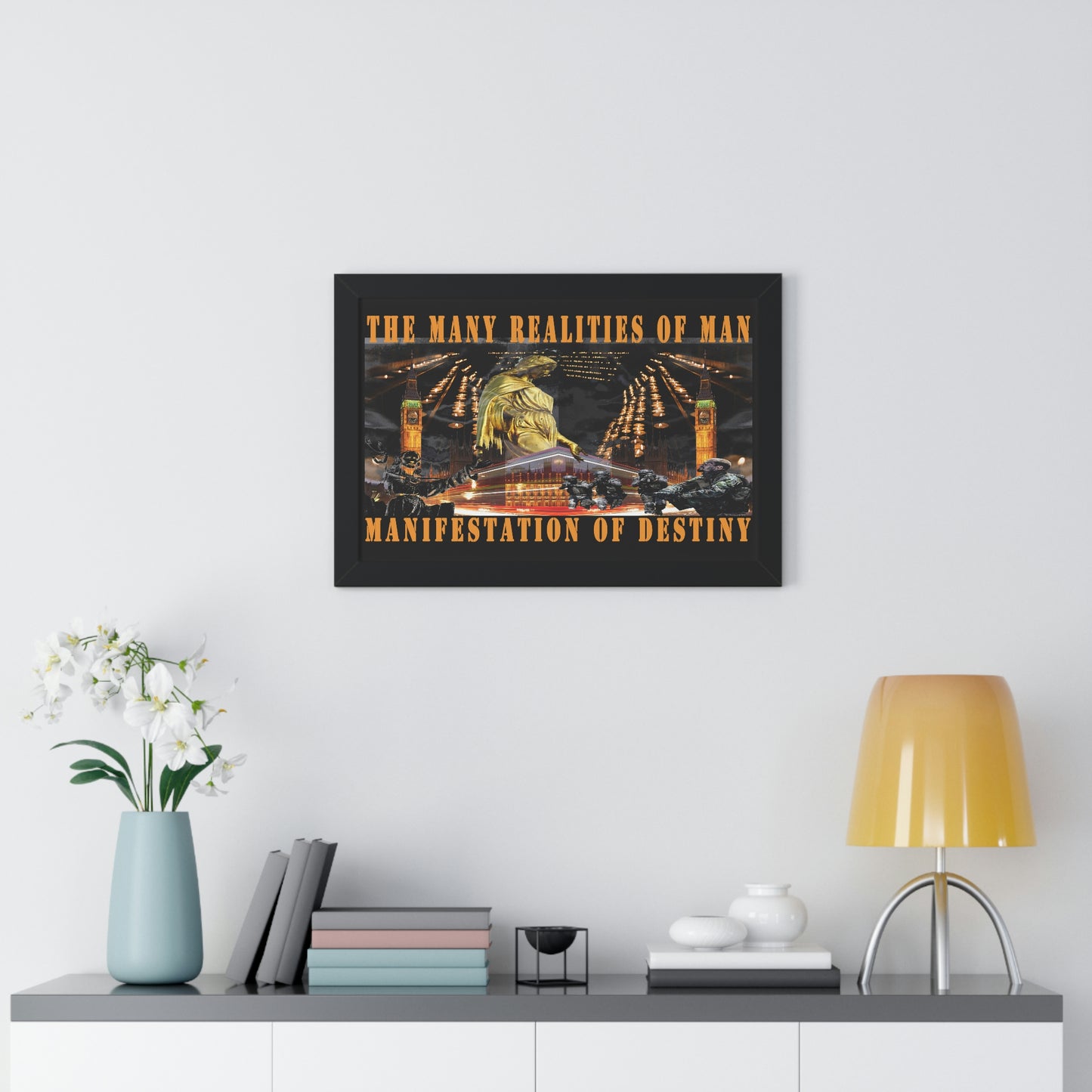 Manifestation of Destiny Framed Horizontal Poster