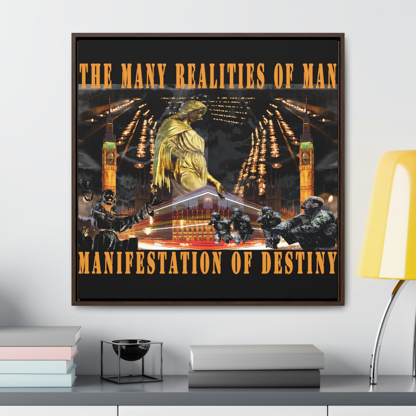 Manifestation of Destiny Gallery Canvas Wraps, Square Frame