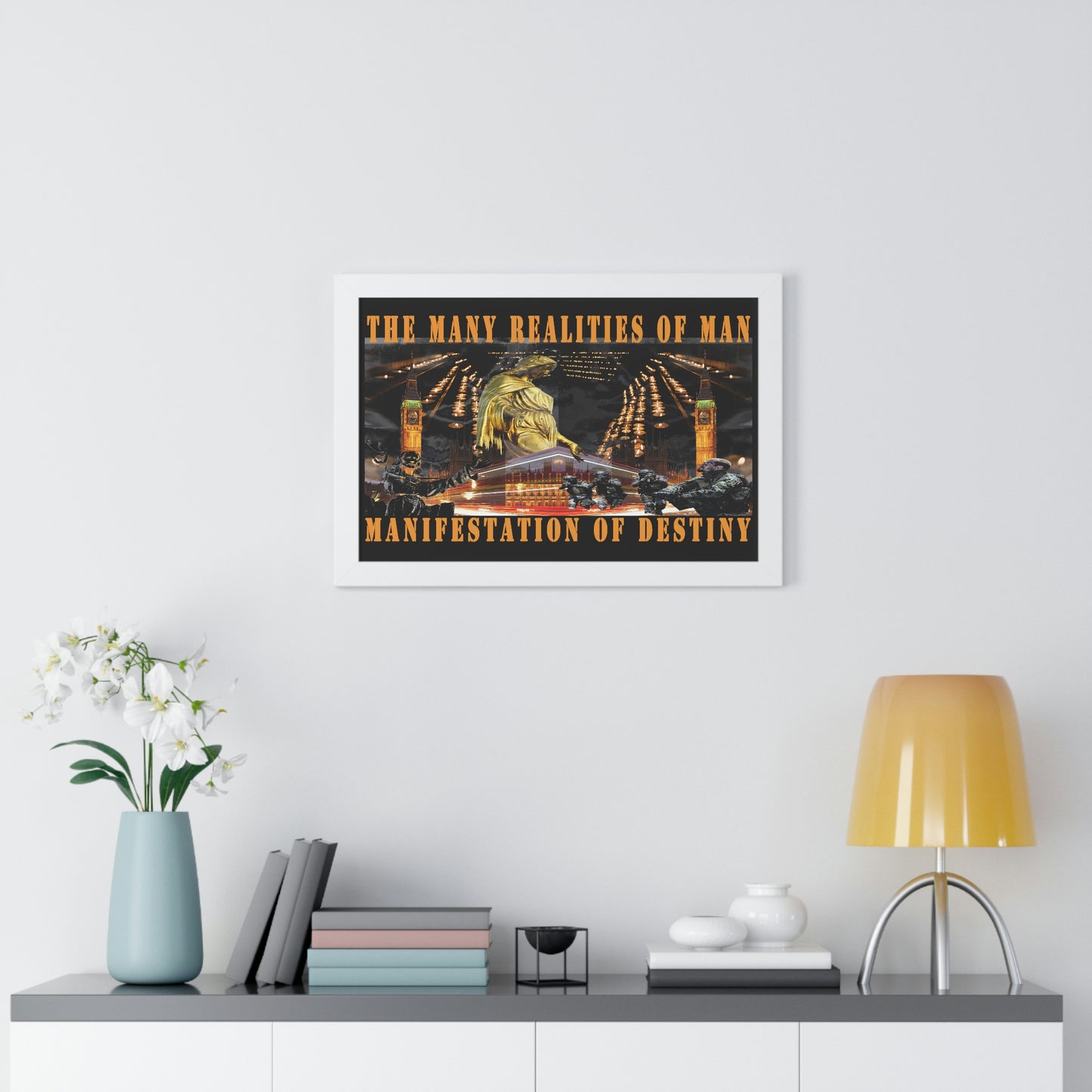 Manifestation of Destiny Framed Horizontal Poster