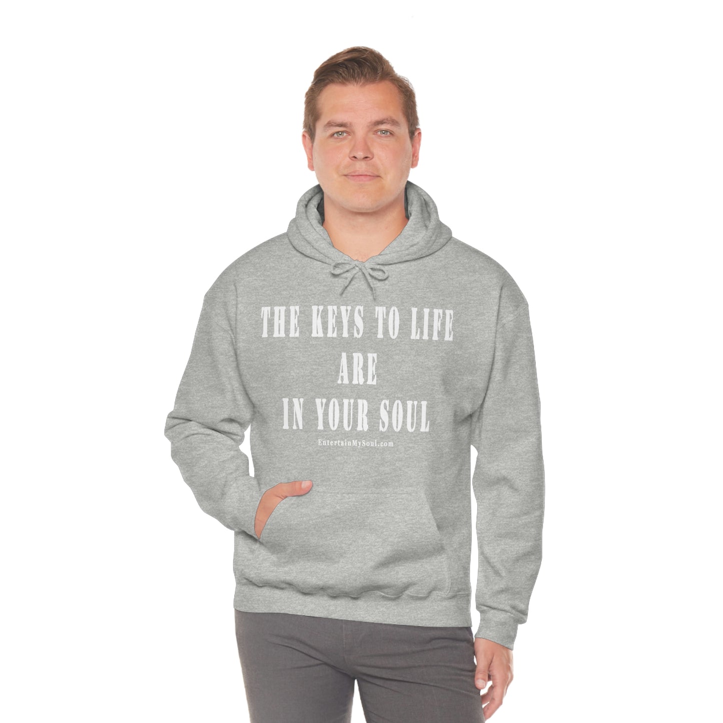 Unisex Heavy Blend™ Hooded Sweatshirt The Keys to Life are in Your Soul