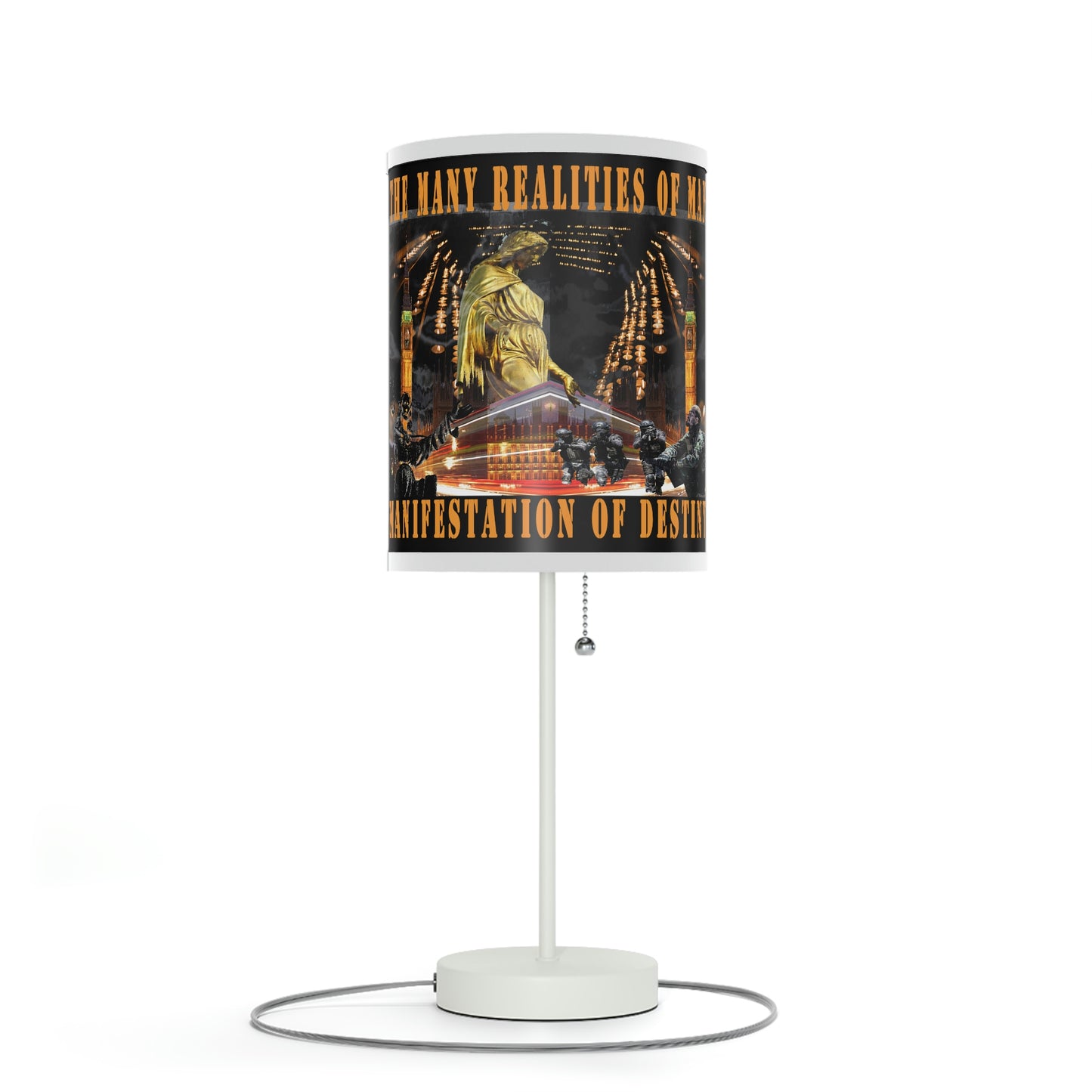 Manifestation of Destiny Lamp on a Stand, US|CA plug