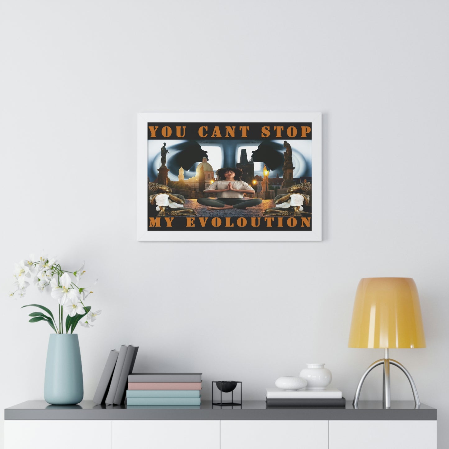 Framed Horizontal Poster YOU CAN'T STOP MY EVOLUTION