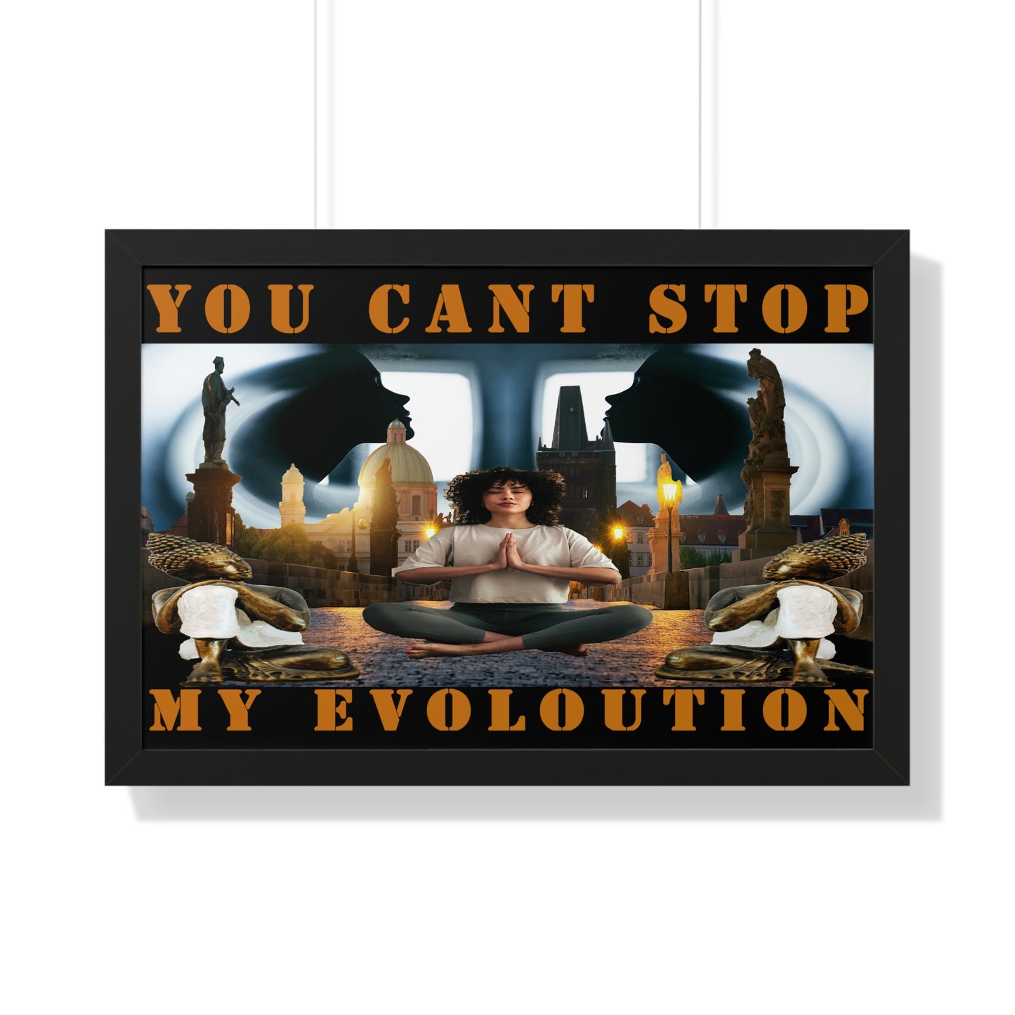 Framed Horizontal Poster YOU CAN'T STOP MY EVOLUTION