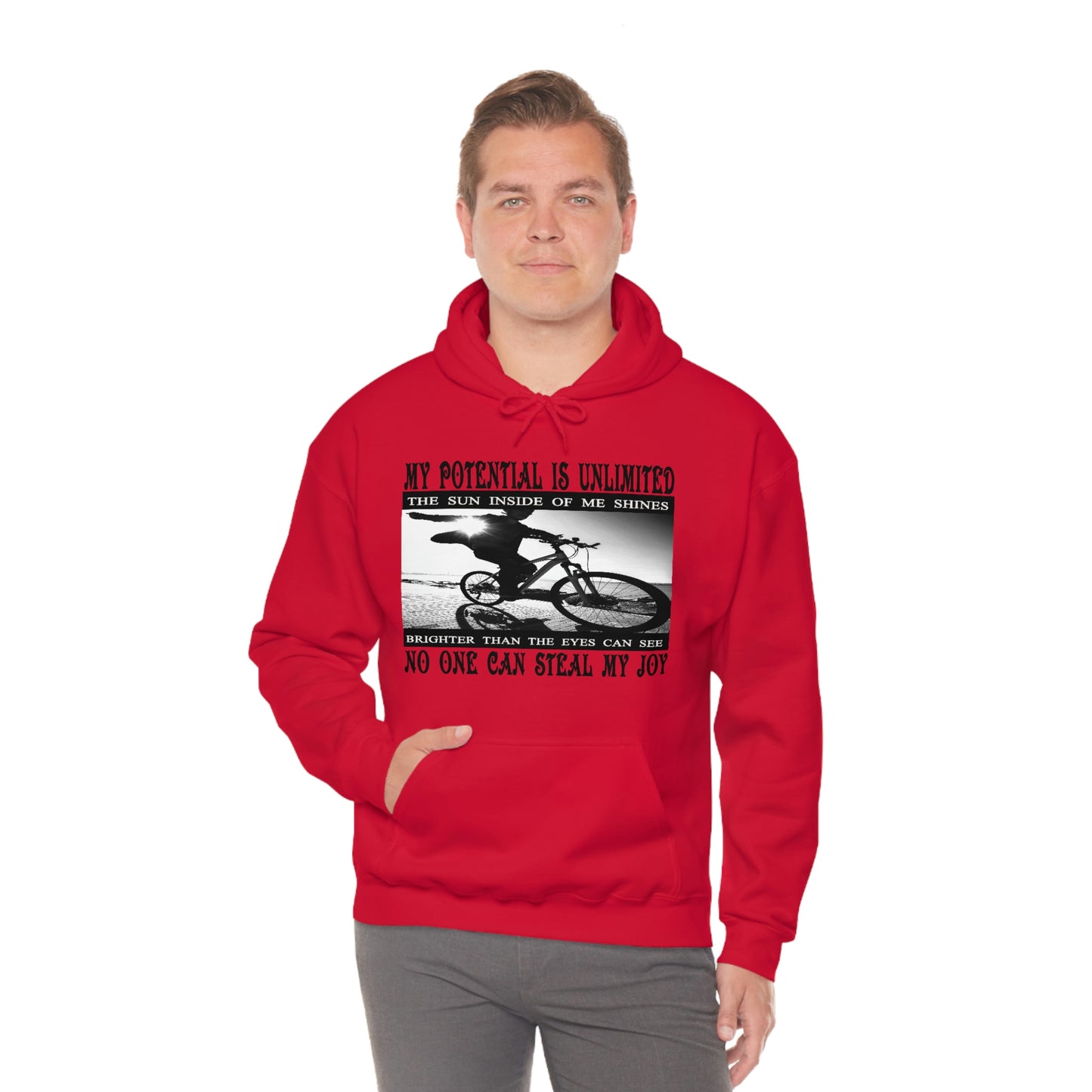 Unisex My Potential is Unlimited Heavy Blend™ Hooded Sweatshirt