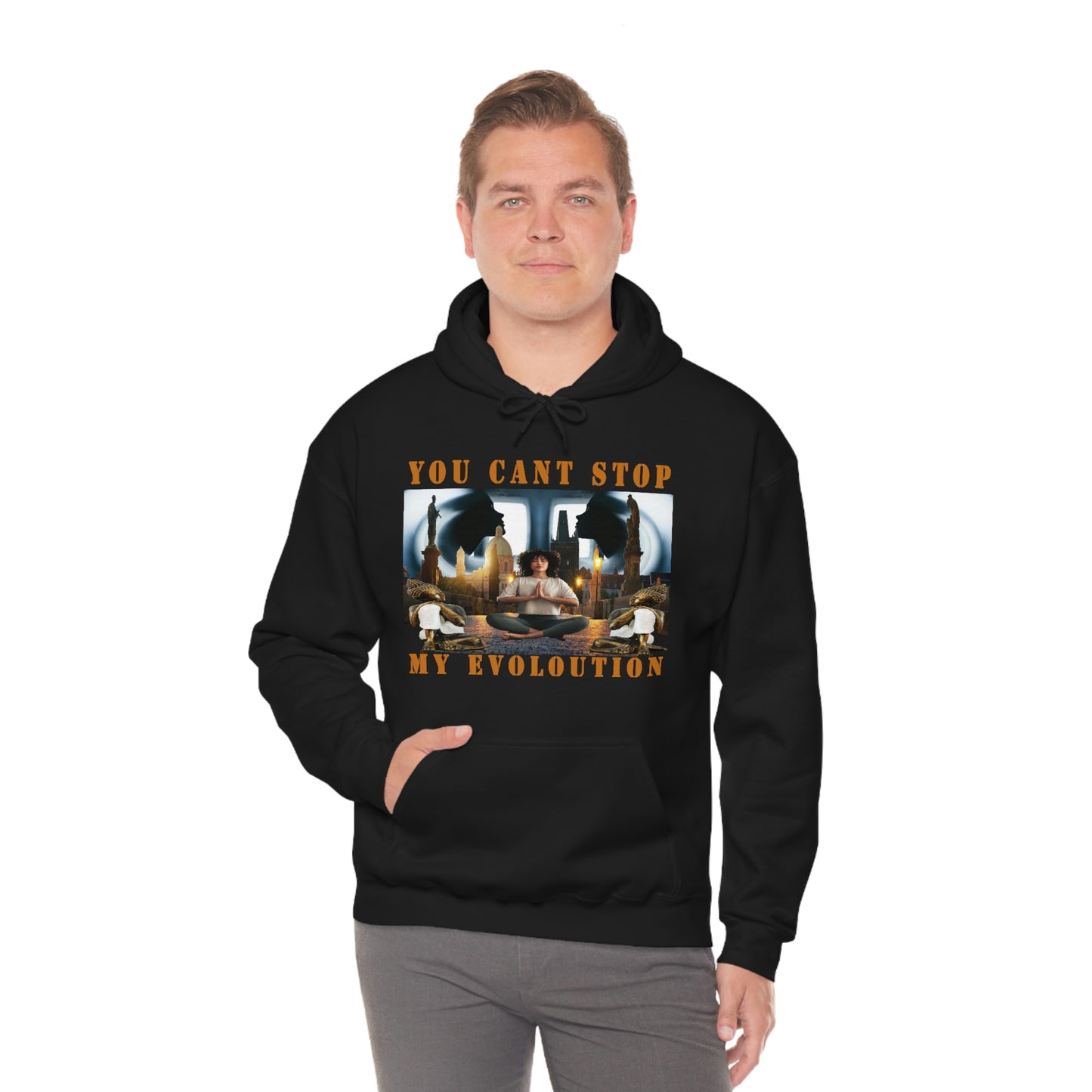 Unisex Heavy Blend™ You cant stop my Evolution Hooded Sweatshirt