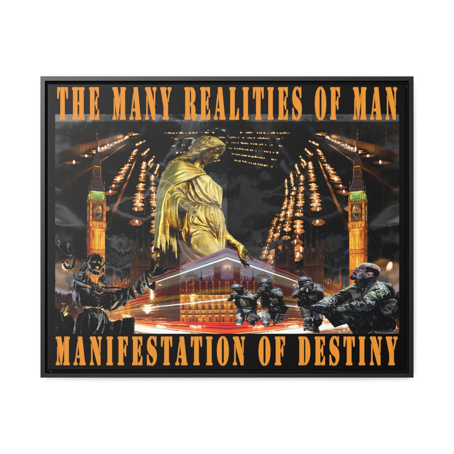 Manifestation of Destiny Gallery Canvas Wraps, Horizontal Frame