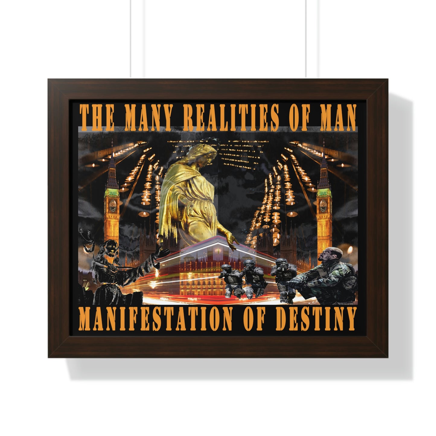 Manifestation of Destiny Framed Horizontal Poster