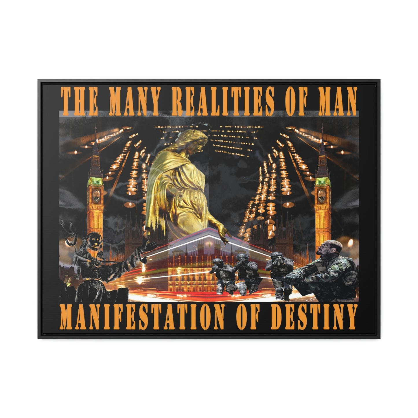 Manifestation of Destiny Gallery Canvas Wraps, Horizontal Frame