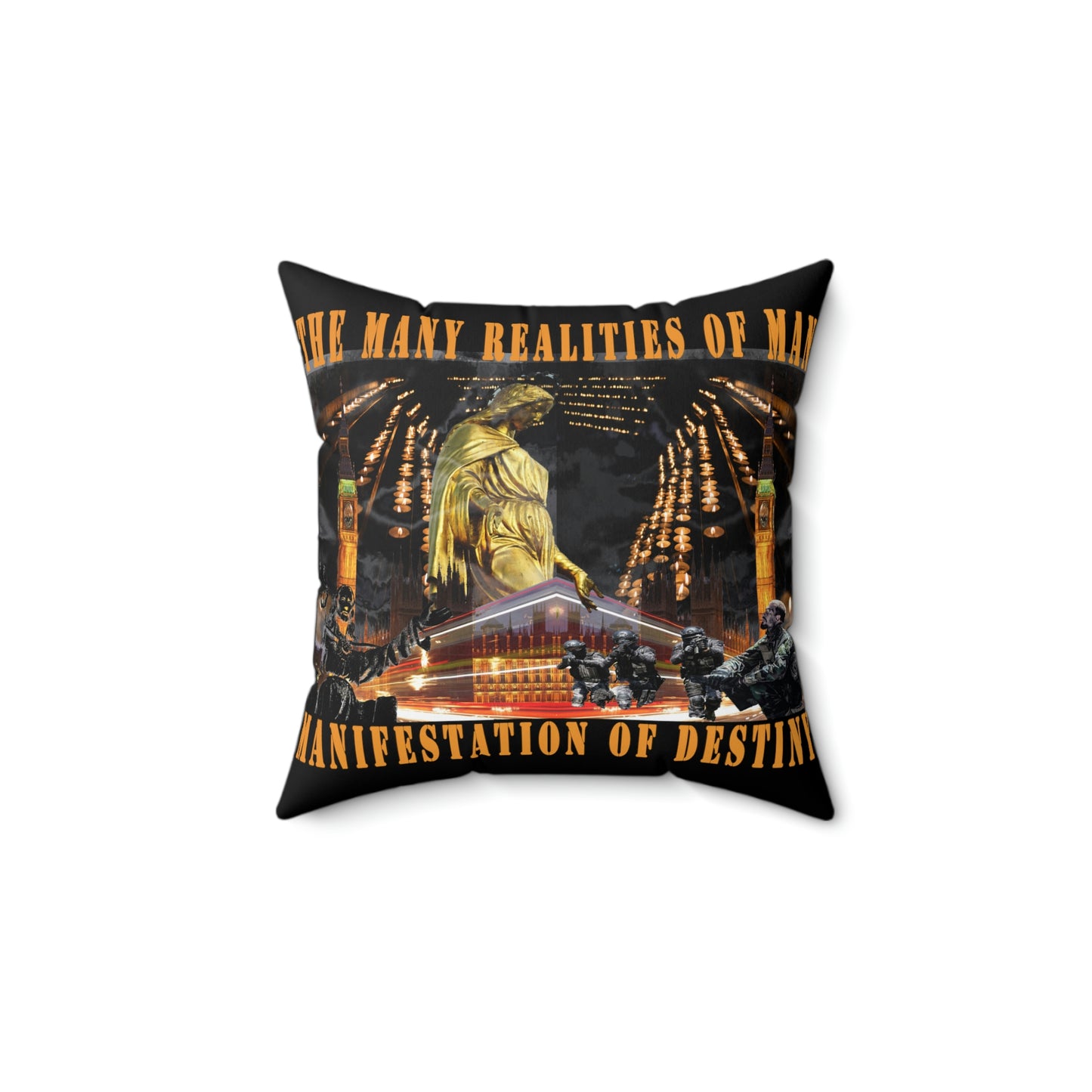 Manifestation of Destiny Spun Polyester Square Pillow