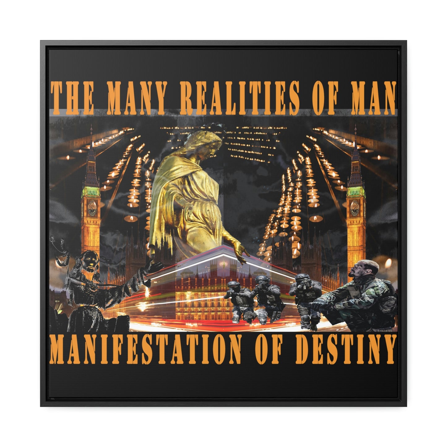 Manifestation of Destiny Gallery Canvas Wraps, Square Frame