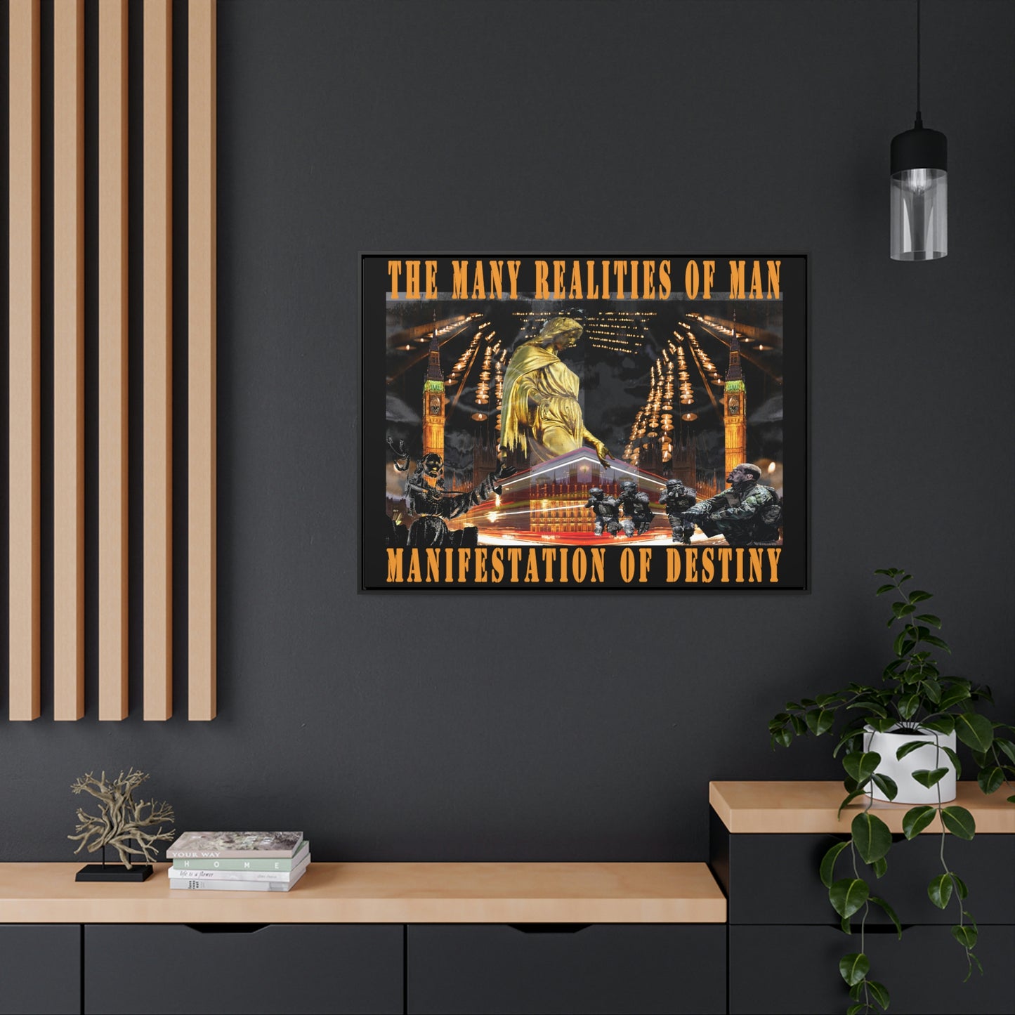 Manifestation of Destiny Gallery Canvas Wraps, Horizontal Frame