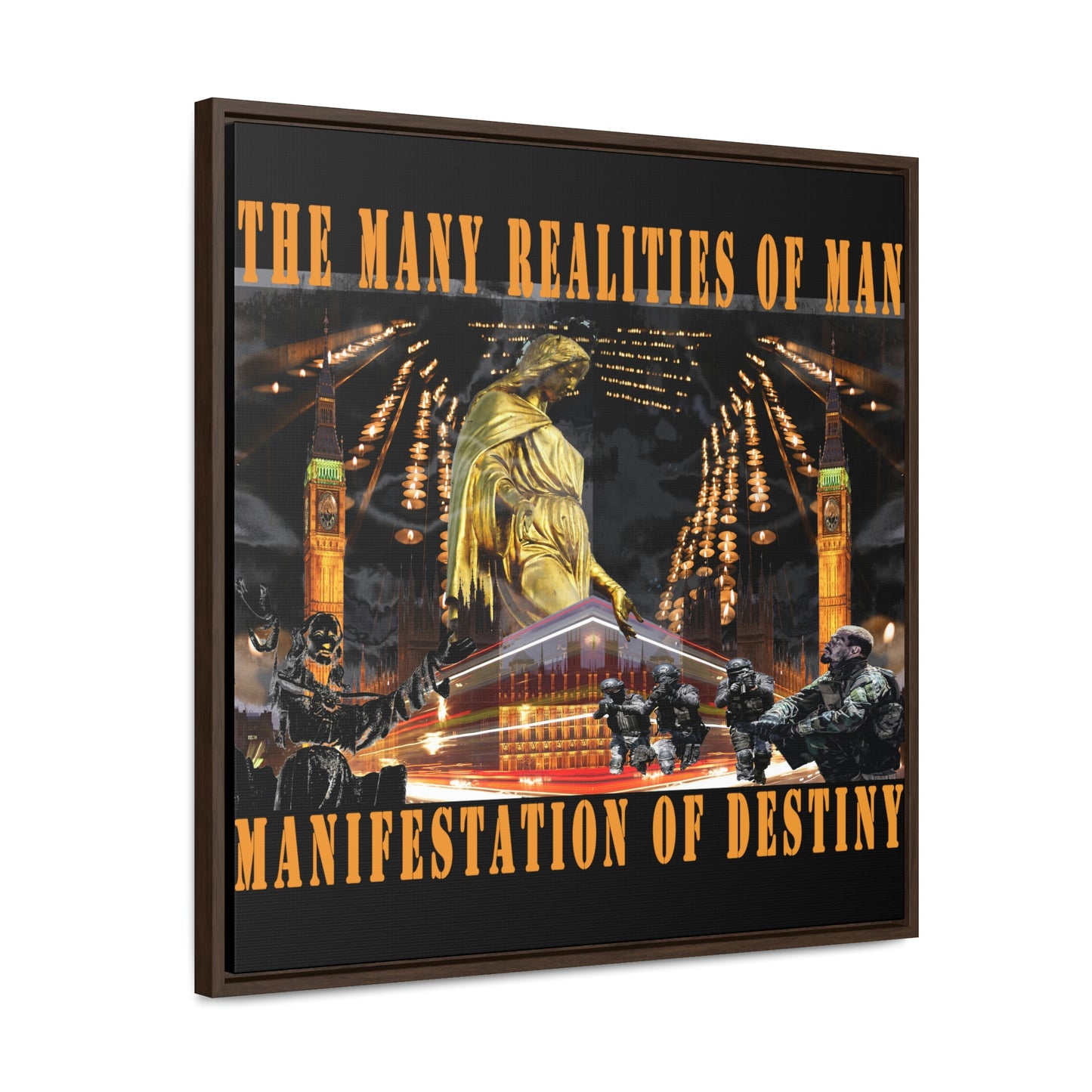 Manifestation of Destiny Gallery Canvas Wraps, Square Frame