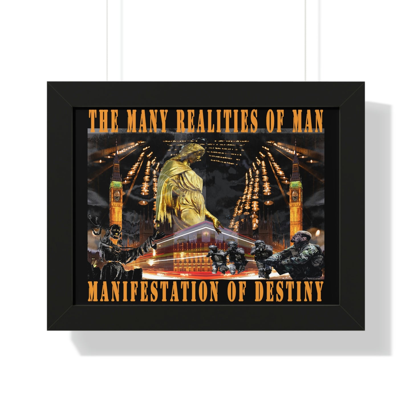 Manifestation of Destiny Framed Horizontal Poster