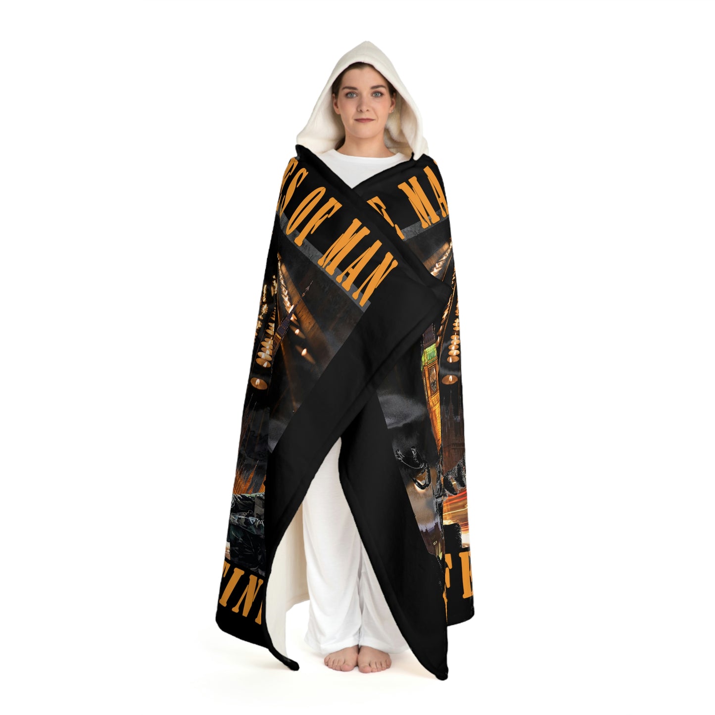 Manifestation of Destiny Hooded Sherpa Fleece Blanket