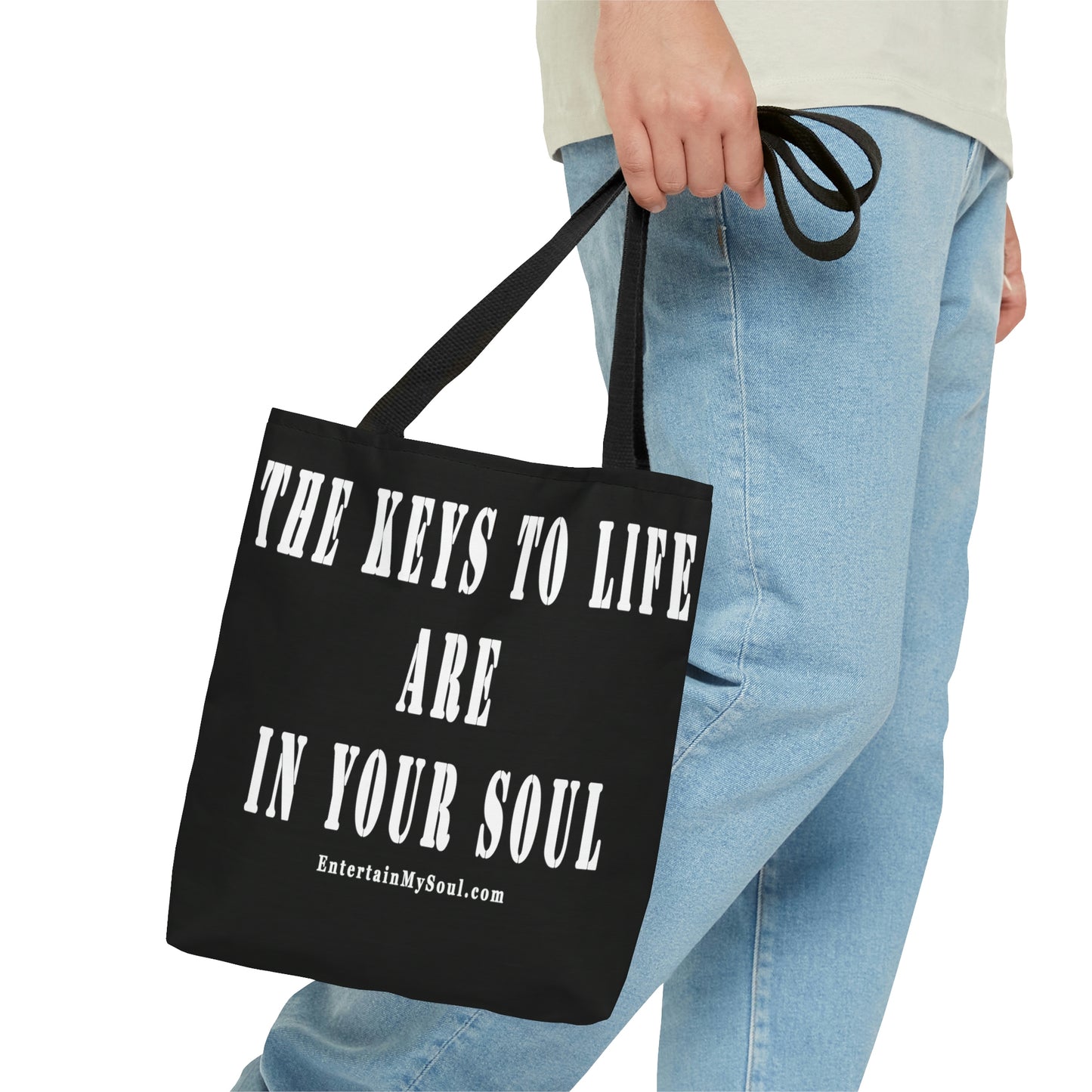 AOP Tote Bag The Keys to Life are in Your Soul