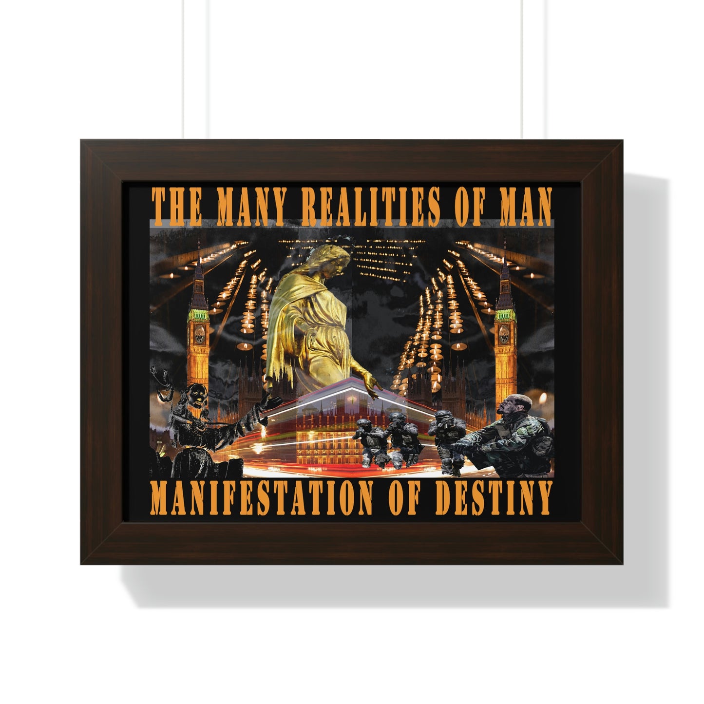 Manifestation of Destiny Framed Horizontal Poster