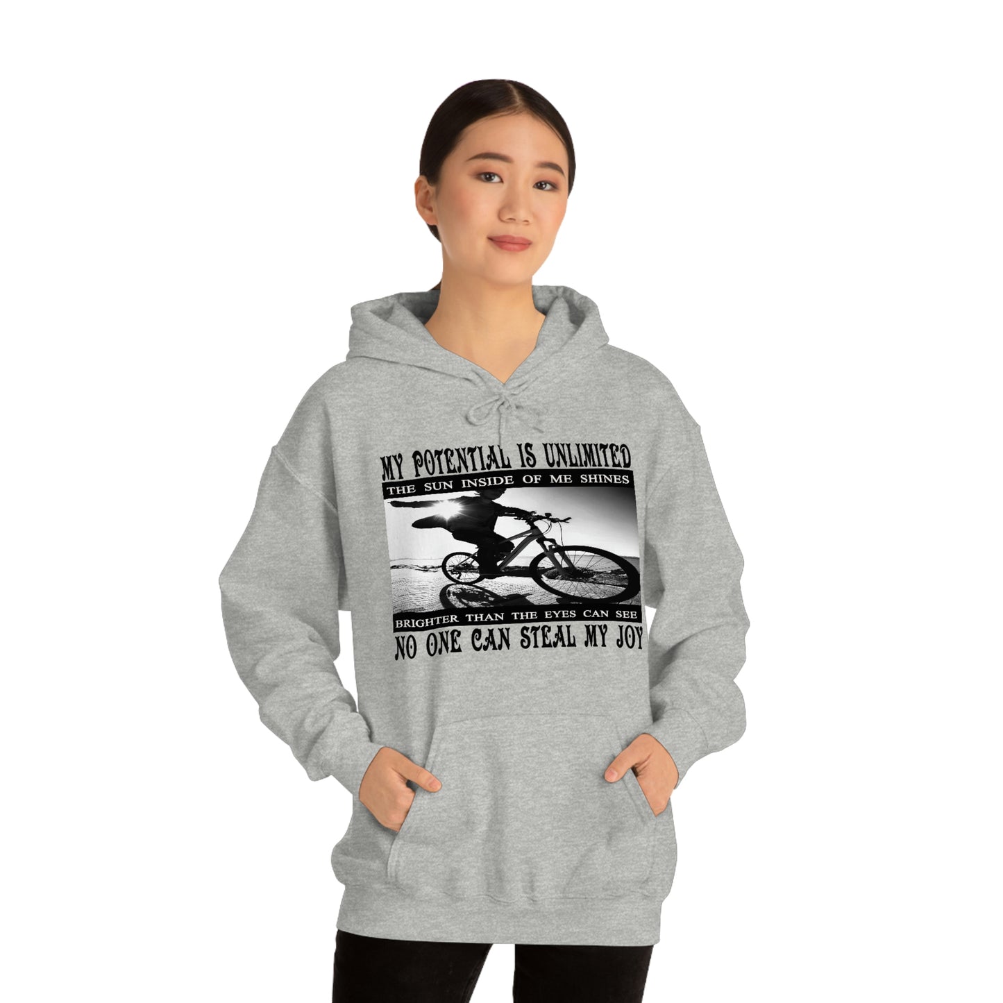 Unisex My Potential is Unlimited Heavy Blend™ Hooded Sweatshirt