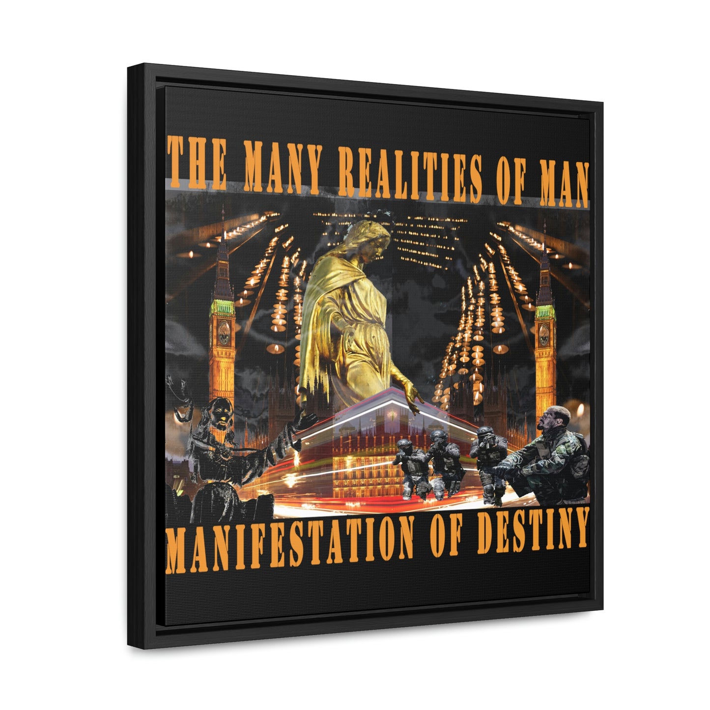 Manifestation of Destiny Gallery Canvas Wraps, Square Frame