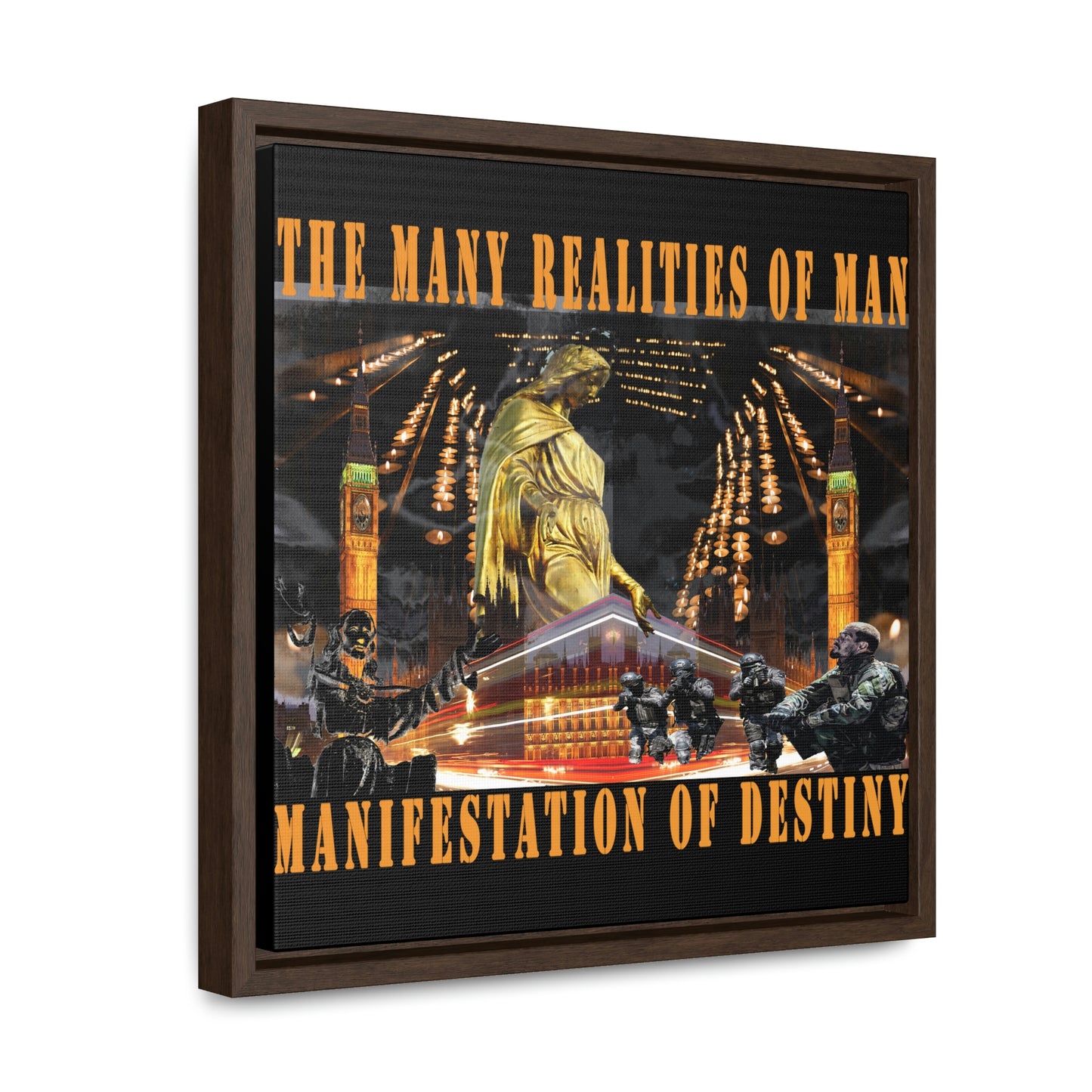 Manifestation of Destiny Gallery Canvas Wraps, Square Frame