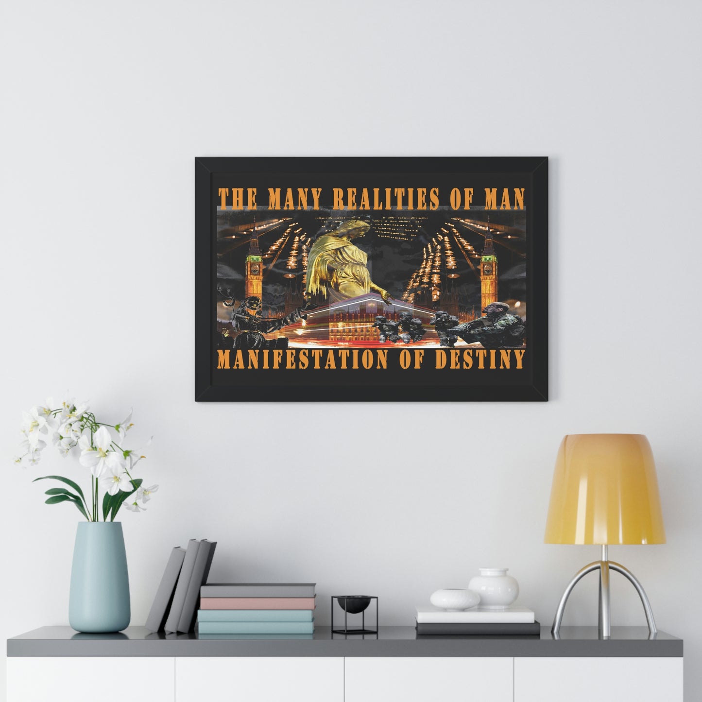 Manifestation of Destiny Framed Horizontal Poster