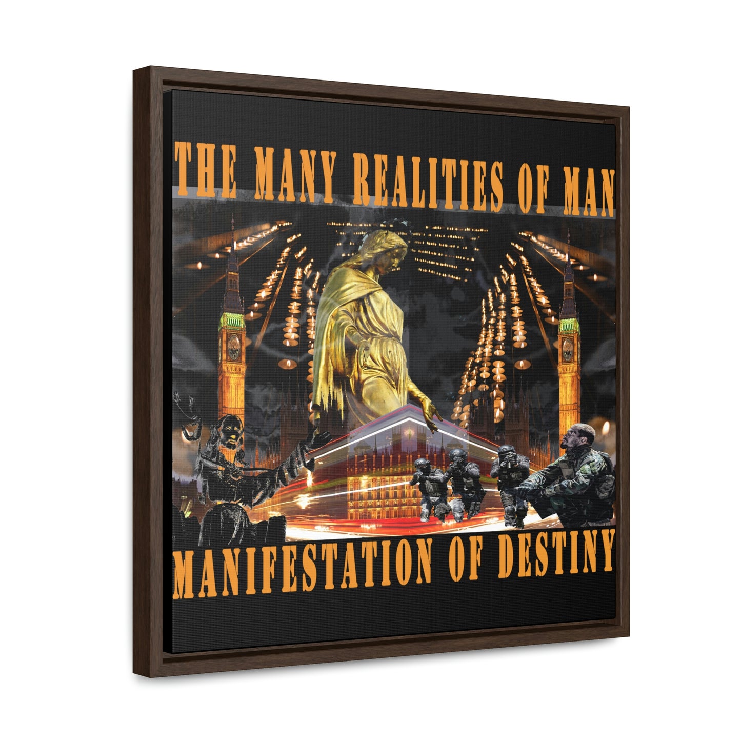 Manifestation of Destiny Gallery Canvas Wraps, Square Frame