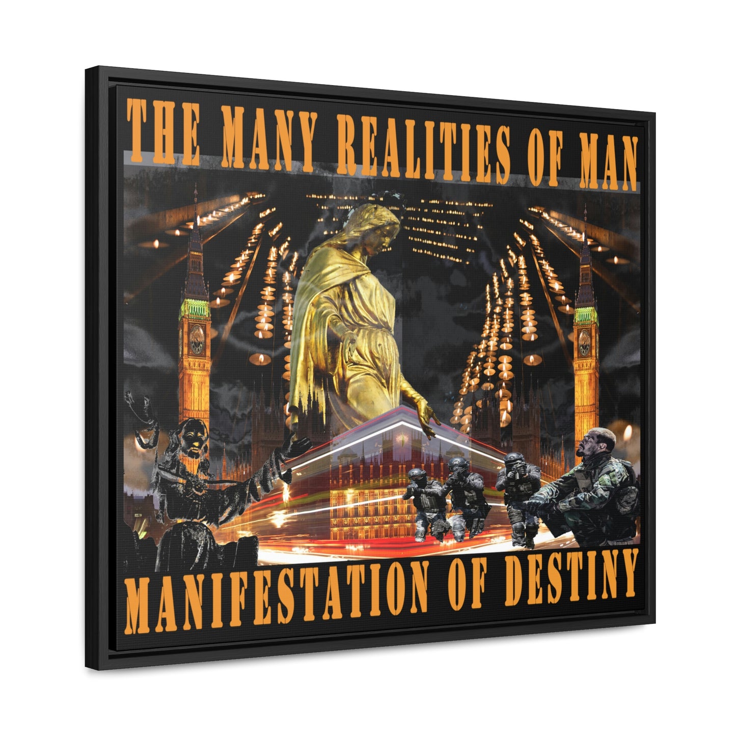 Manifestation of Destiny Gallery Canvas Wraps, Horizontal Frame