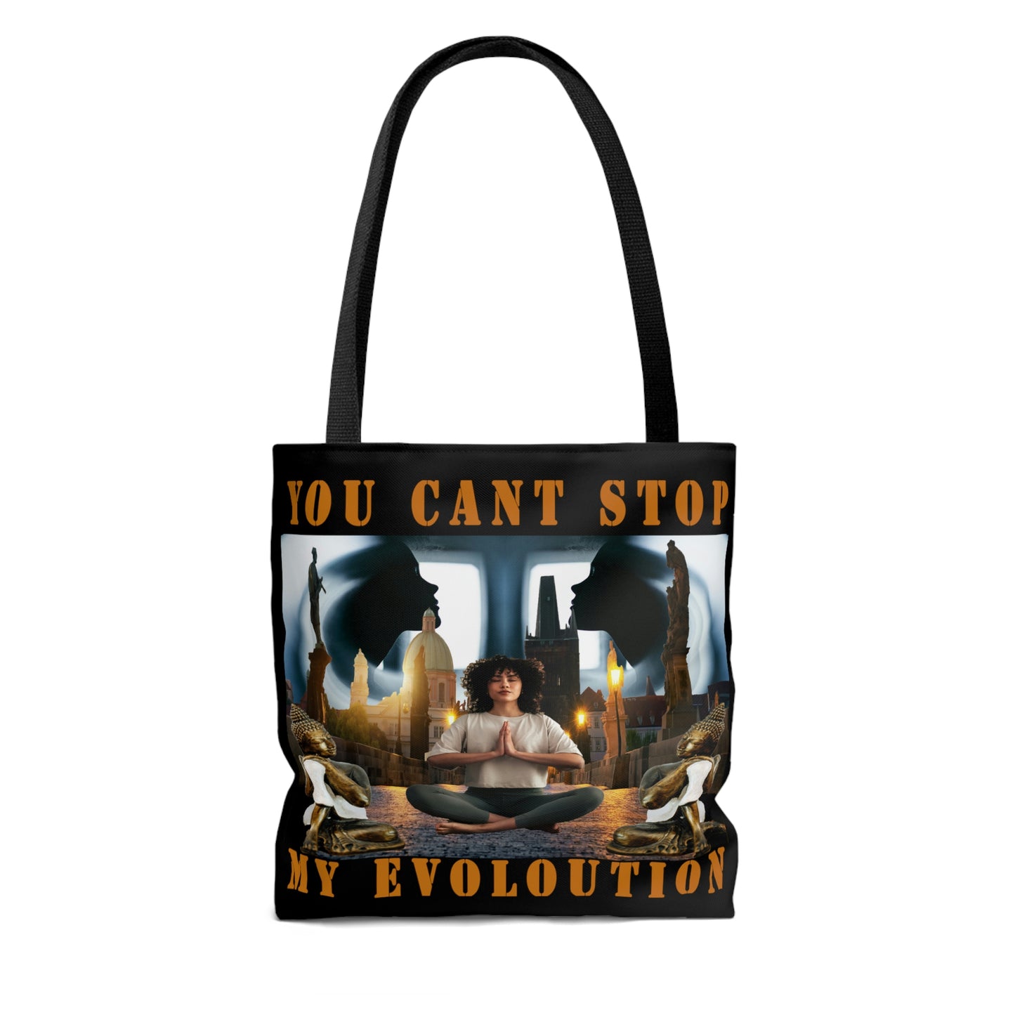 AOP Tote Bag YOU CAN'T STOP MY EVOLUTION