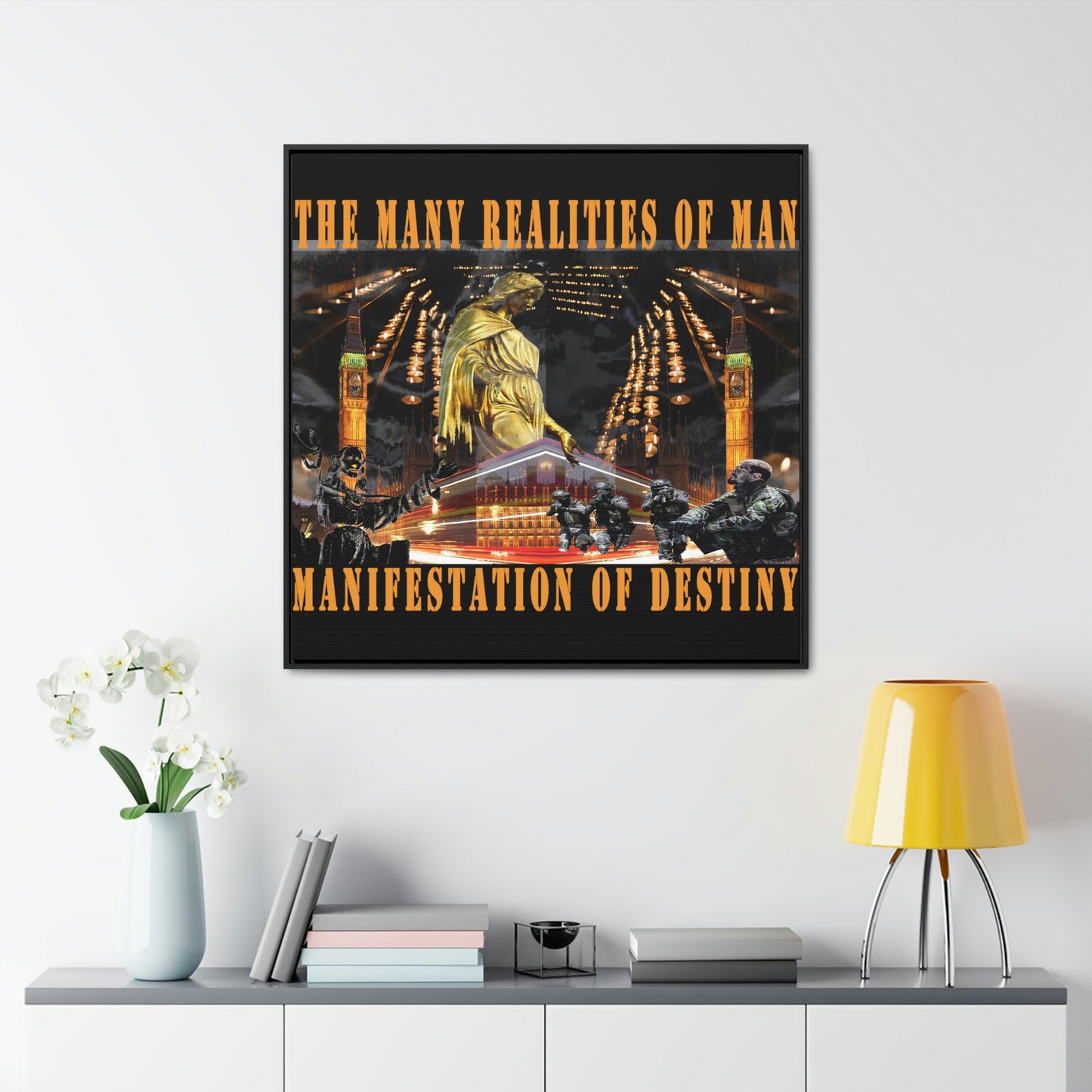 Manifestation of Destiny Gallery Canvas Wraps, Square Frame