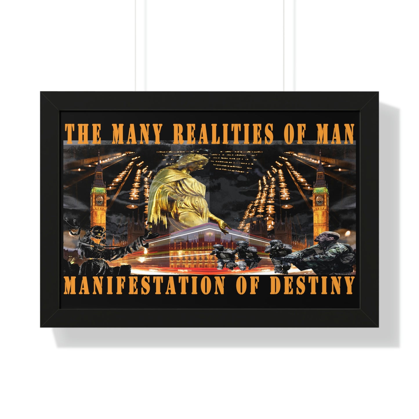 Manifestation of Destiny Framed Horizontal Poster