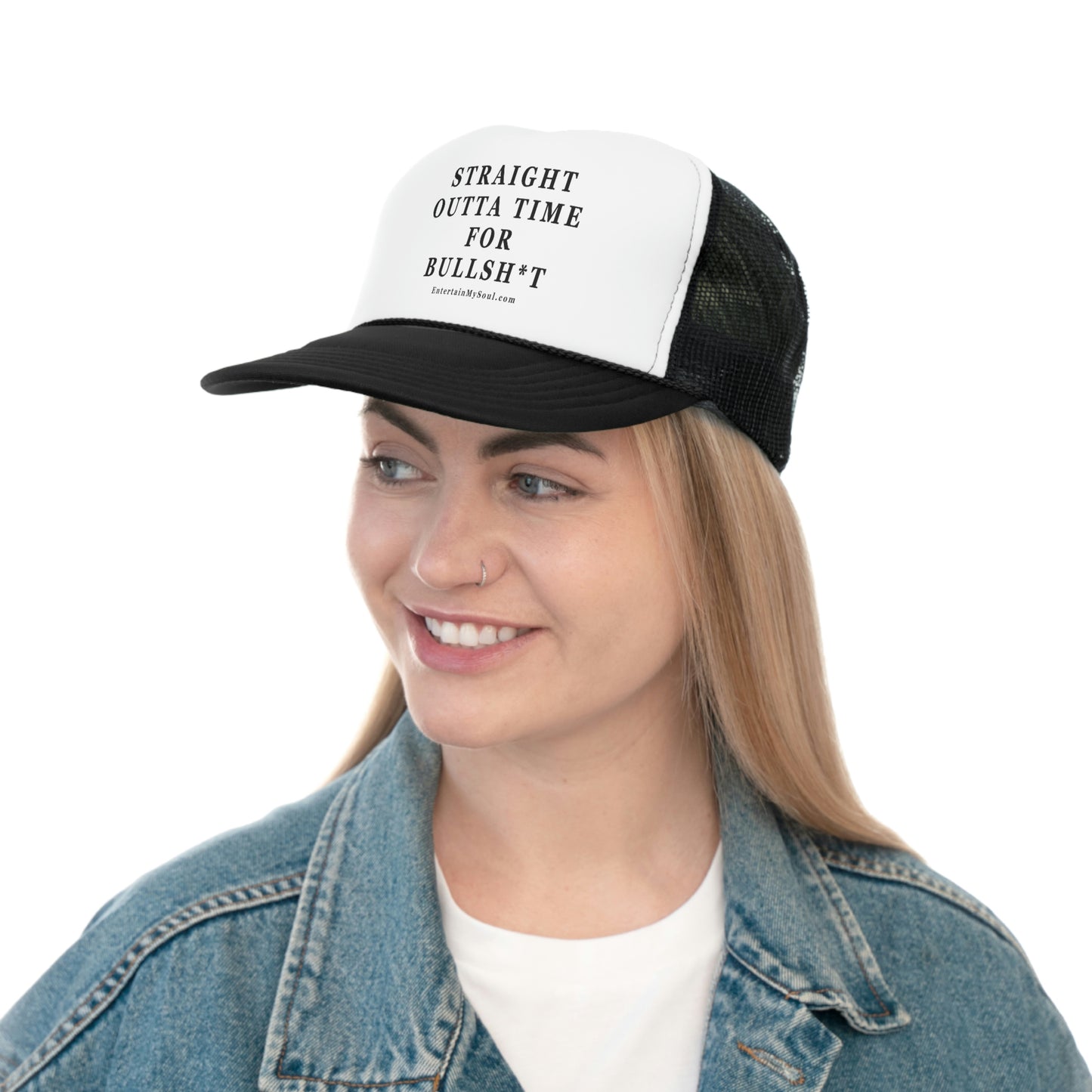 Trucker Caps Straight Outta Time for Bullsh*t