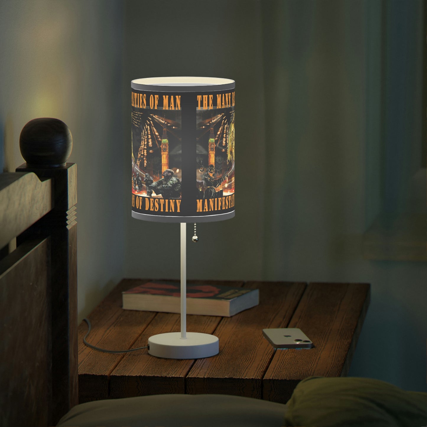 Manifestation of Destiny Lamp on a Stand, US|CA plug